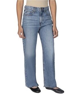 Nelle Atelier Petite Maddy Straight-Leg Women's Jeans in Light Blue BNWT